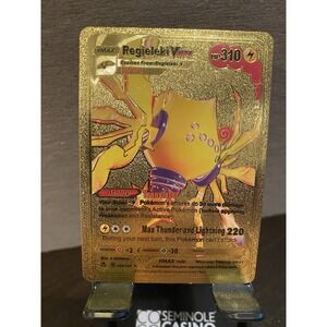 Regieleki‎ Foil Metal Pokémon Pokemon Fan Art Collectible Card Trading